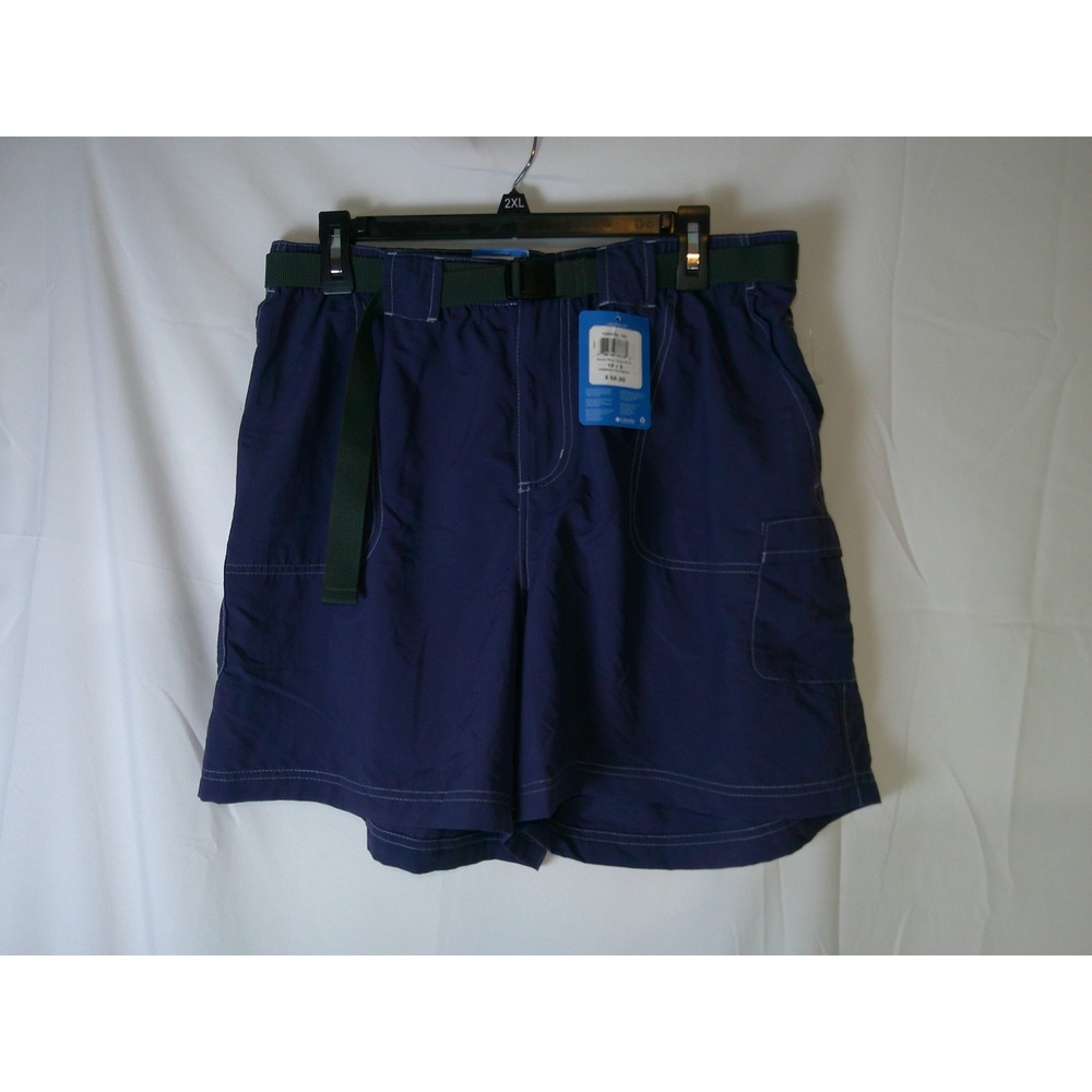 Columbia Sandy River Cargo Shorts Womens 1X Navy Blue Hiking 1386072-591 NWT $50